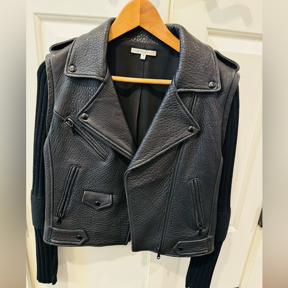 Rebecca Minkoff Leather Jacket M - Picture 2 of 6